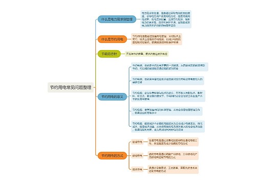 节约用电常见问题整理