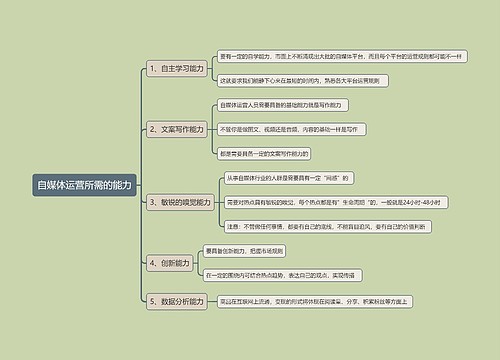 自媒体运营所需的能力