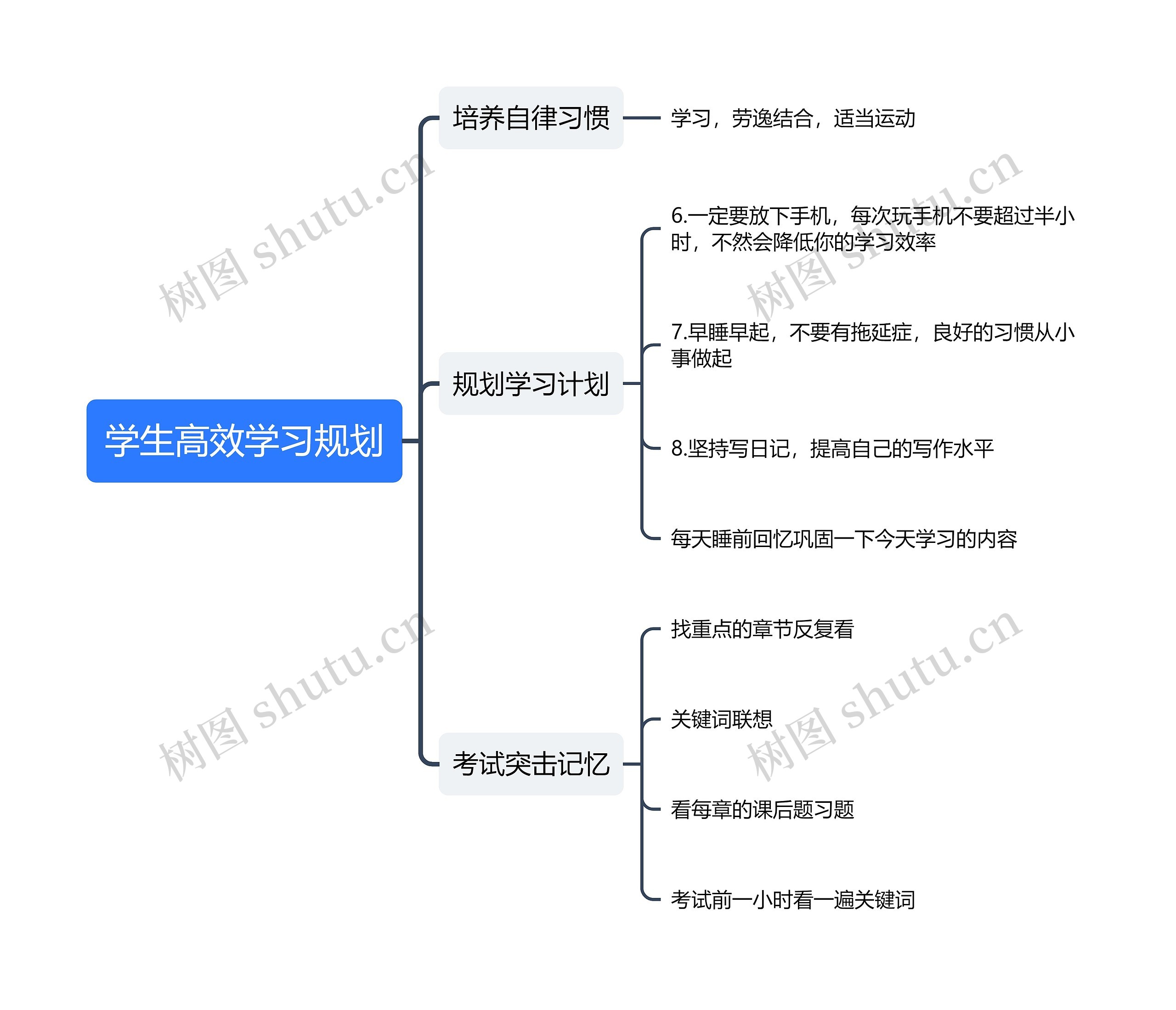 学生高效学习规划