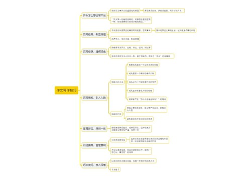 作文写作技巧