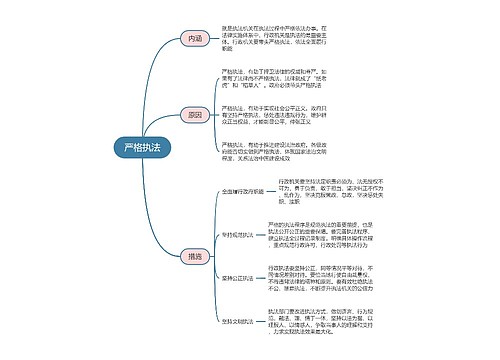 政治必修三   严格执法