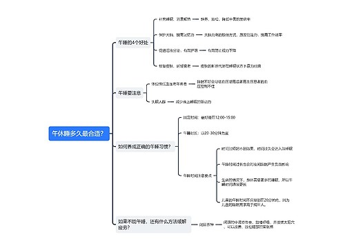 午休睡多久最合适？