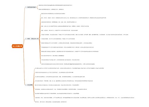 水上交通安全思维导图