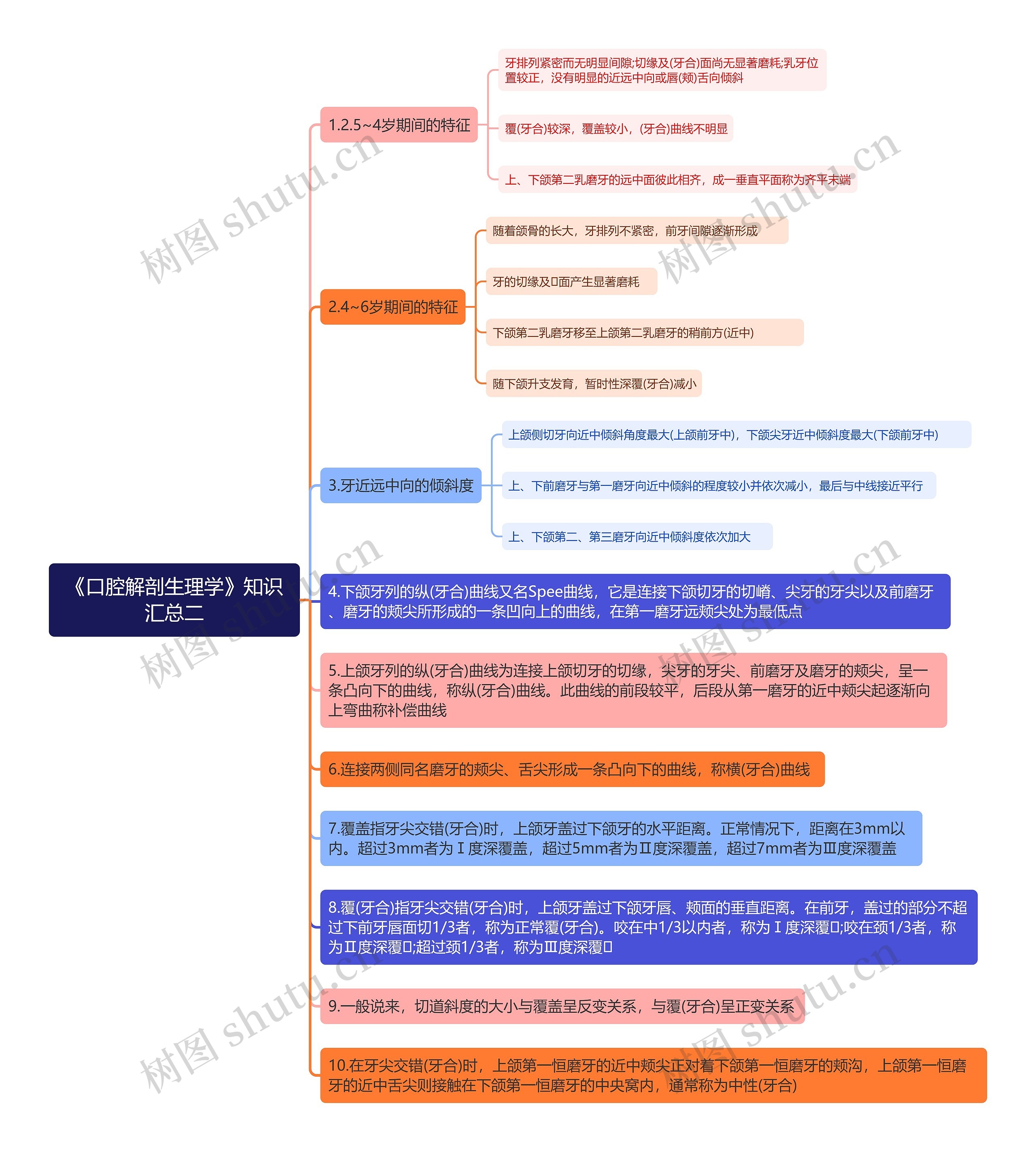 《口腔解剖生理学》知识汇总二