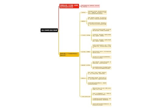 设计多种形式的口语课思维导图