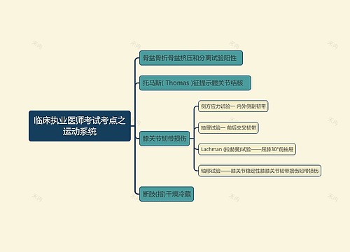 临床执业医师考试考点之运动系统