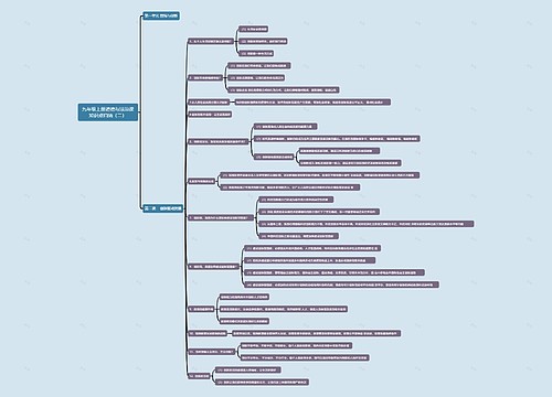 九年级上册道德与法治课知识点归纳（二）
