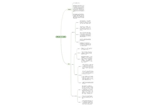 高中语文人教版必修一第一单元思维导图