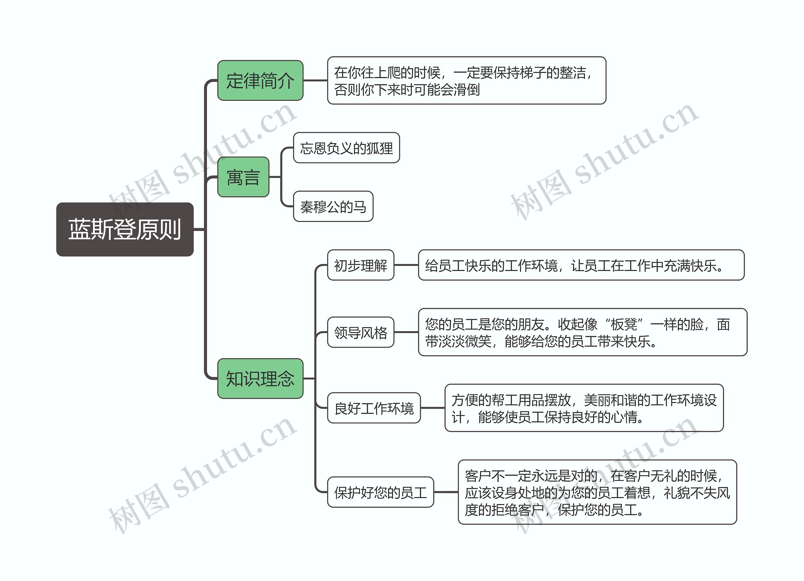 蓝斯登原则思维导图