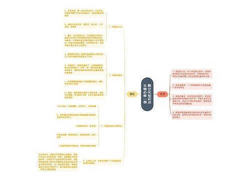 生物必修一细胞分化知识点思维导图