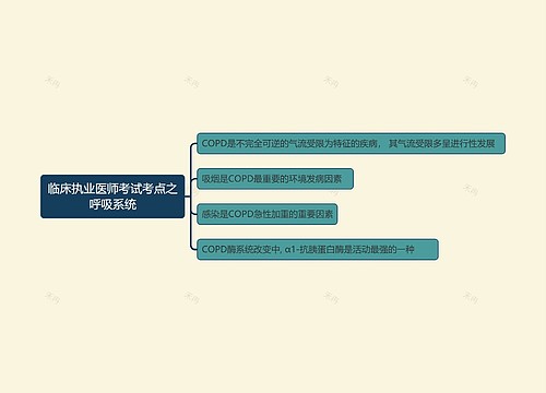 临床执业医师考试考点之呼吸系统