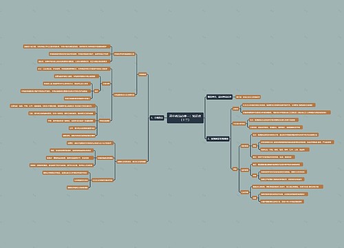 高中政治必修一:知识点(十三)思维导图