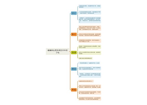 健康养生煲汤误区思维导图