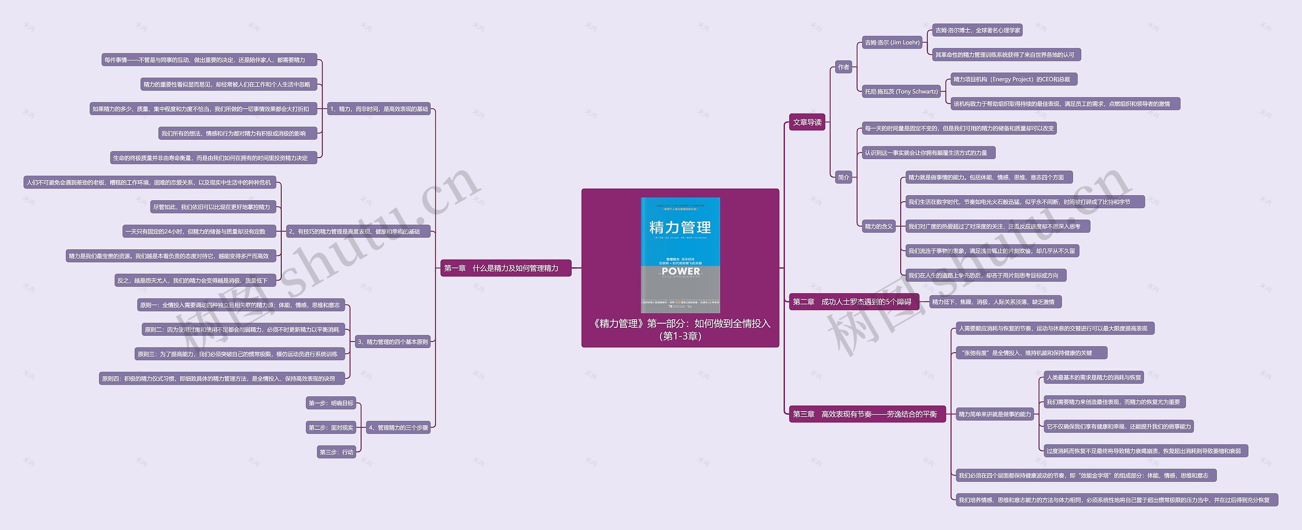 《精力管理》第一部分：如何做到全情投入（第1-3章）