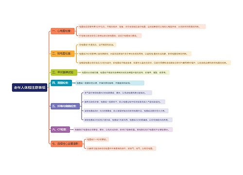 老年人体检注意事项