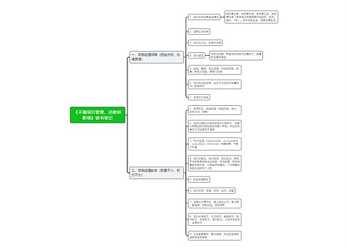 《不懂项目管理，还敢拼职场》读书笔记思维导图