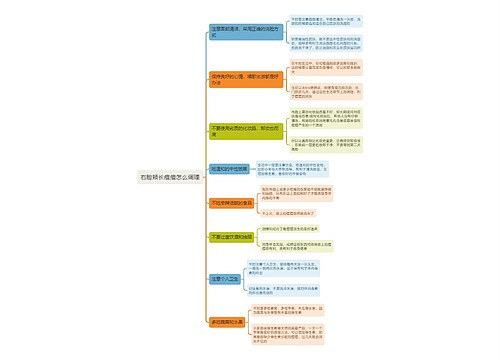 右脸颊长痘痘怎么调理思维导图