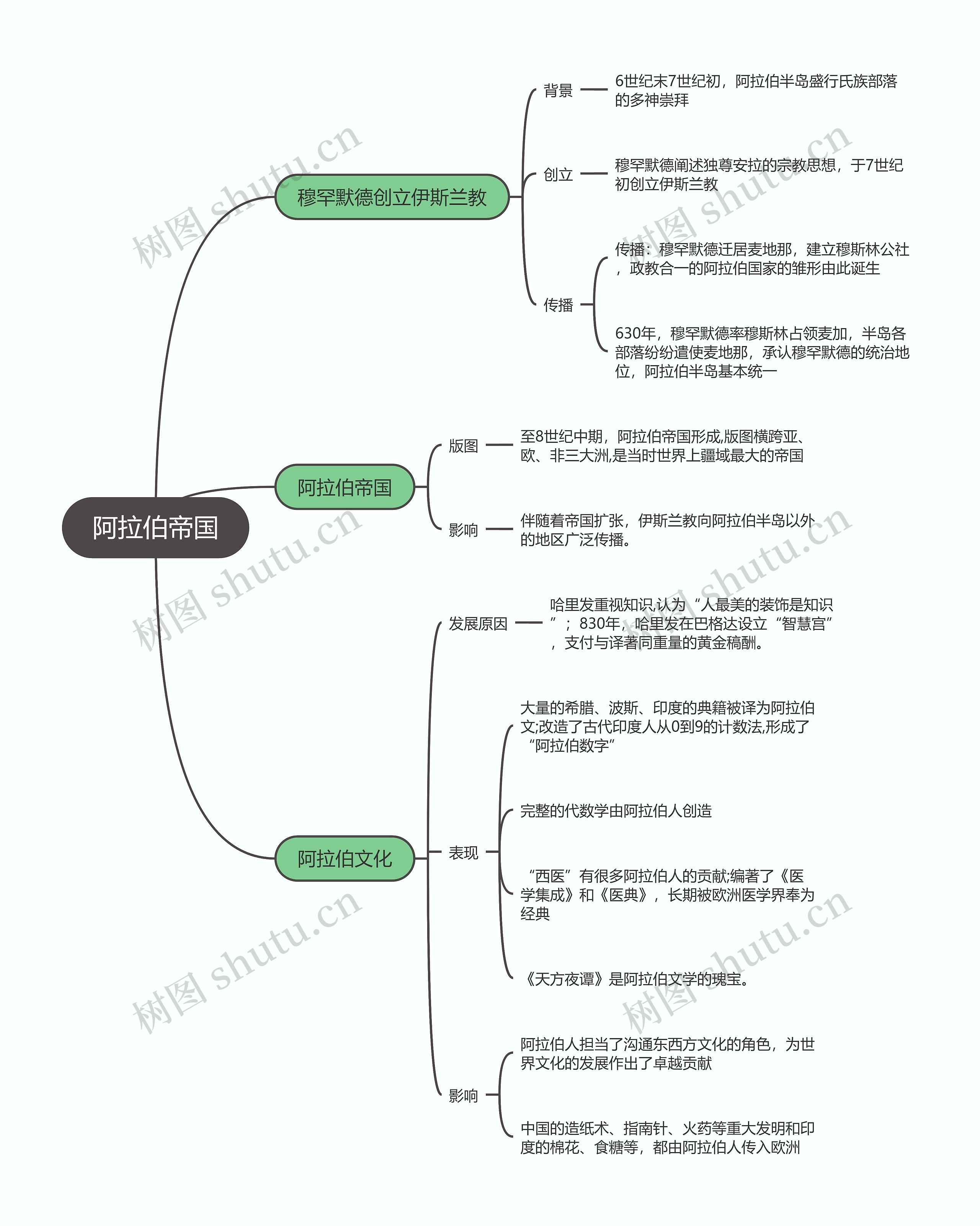 九年级历史上册   阿拉伯帝国