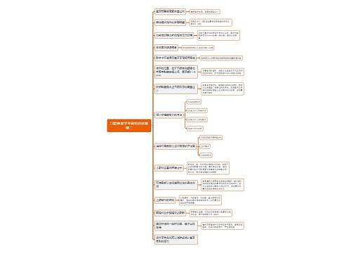 口腔修复学考前知识点整理二思维导图