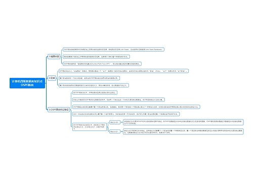 计算机四级数据库知识点OSPF路由