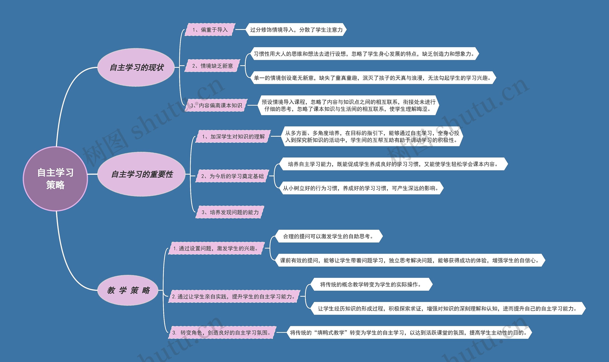 自主学习的策略