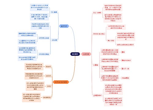 审计知识审计报告思维导图