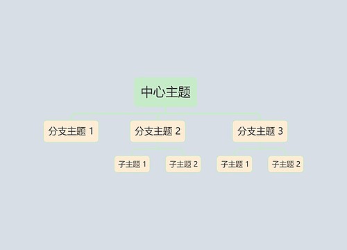 马卡龙色系简约中心主题框架图