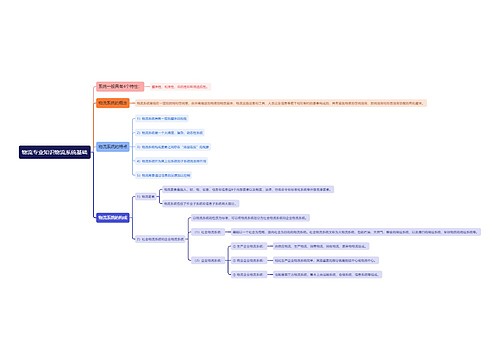 物流专业知识物流系统基础