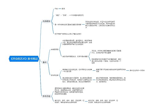 《开会的艺术》拆书笔记