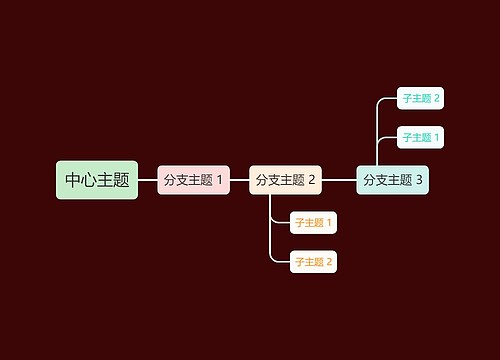 暗夜深色中心主题时间图