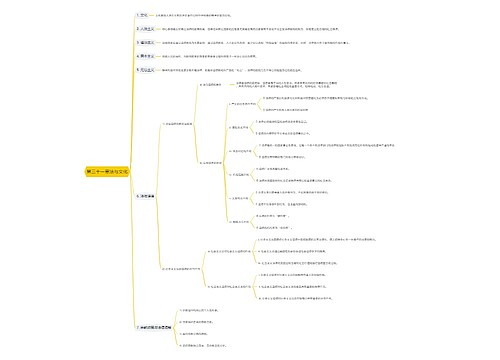 第三十一章法与文化思维导图