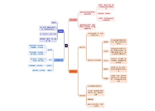 医学知识蚊思维导图