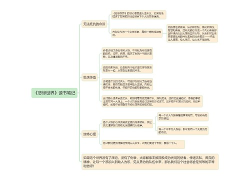 《悲惨世界》读书笔记