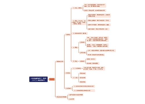 《人体系统解剖学三（肌学二十三）神经系统11》思维导图