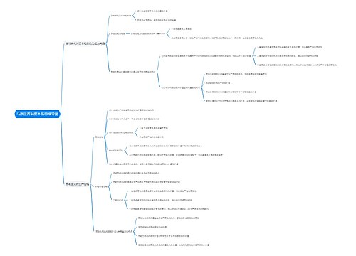 马原经济制度本质思维导图思维导图