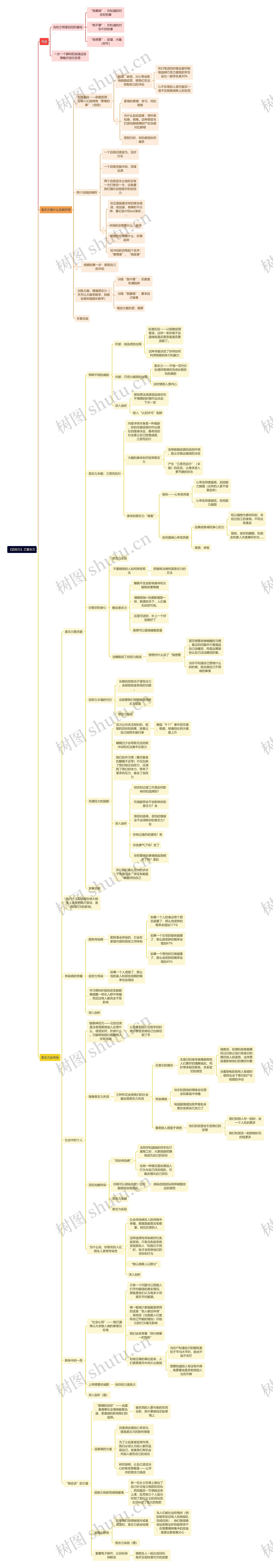 《自控力》之意志力思维导图