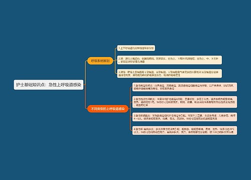 护士基础知识点：急性上呼吸道感染