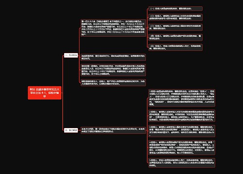 《刑法 金融诈骗罪常见五大罪名立法 4-1、保险诈骗罪》思维导图