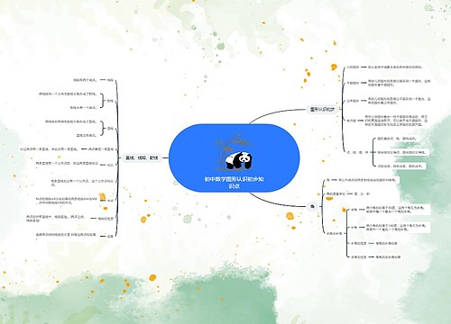 初中数学图形认识初步知识点