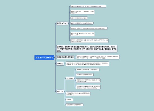 督导在公司工作计划