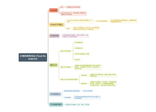 计算机等级考试 Visual Basic的文件