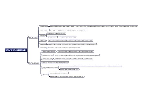 计算机网络技术知识点互联网和无线网思维导图