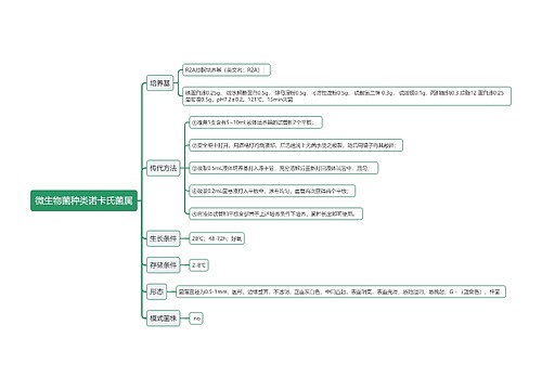 微生物菌种类诺卡氏菌属思维导图
