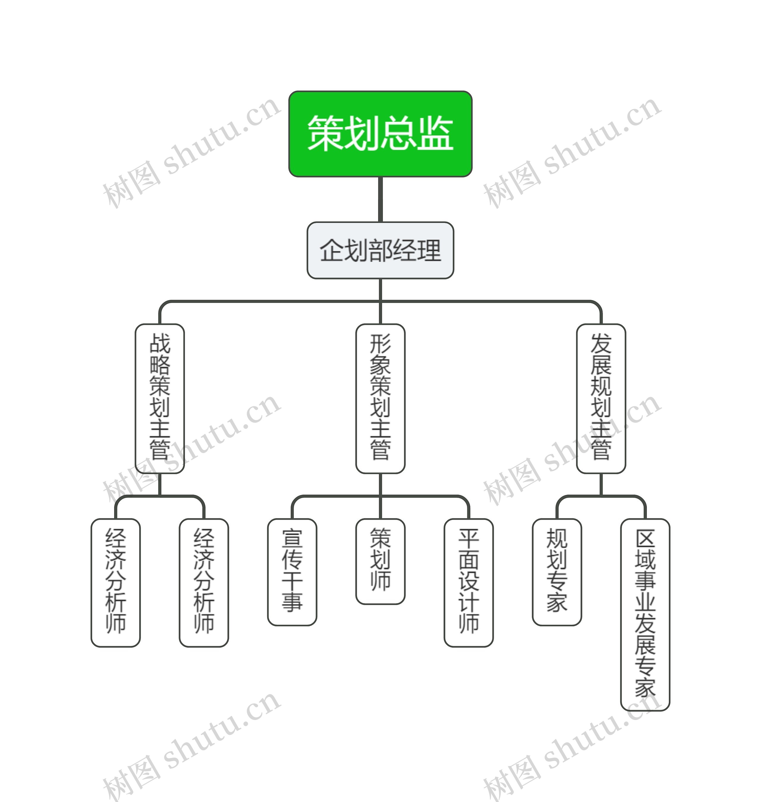 企业策划岗位组织架构