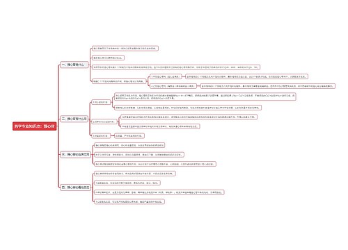 药学专业知识点：强心苷思维导图