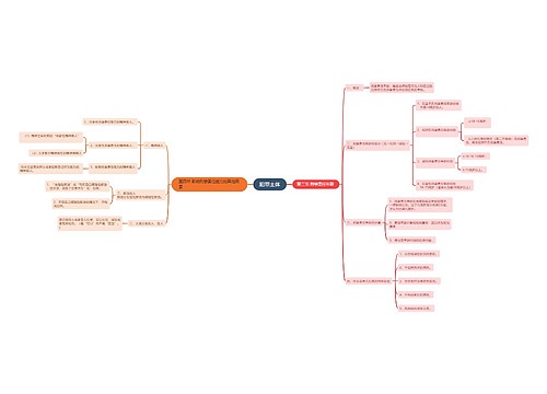 犯罪主体思维导图二