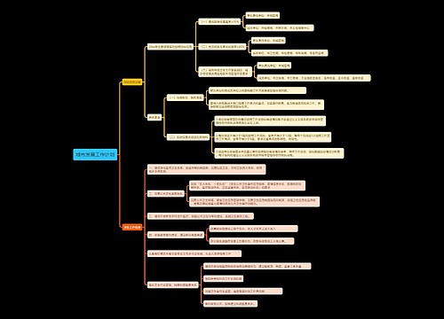 城市发展工作计划