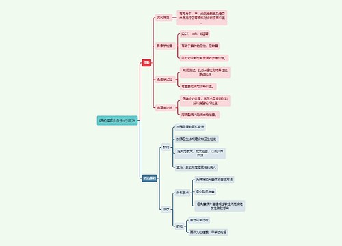 医学知识细粒棘球绦虫的诊治思维导图