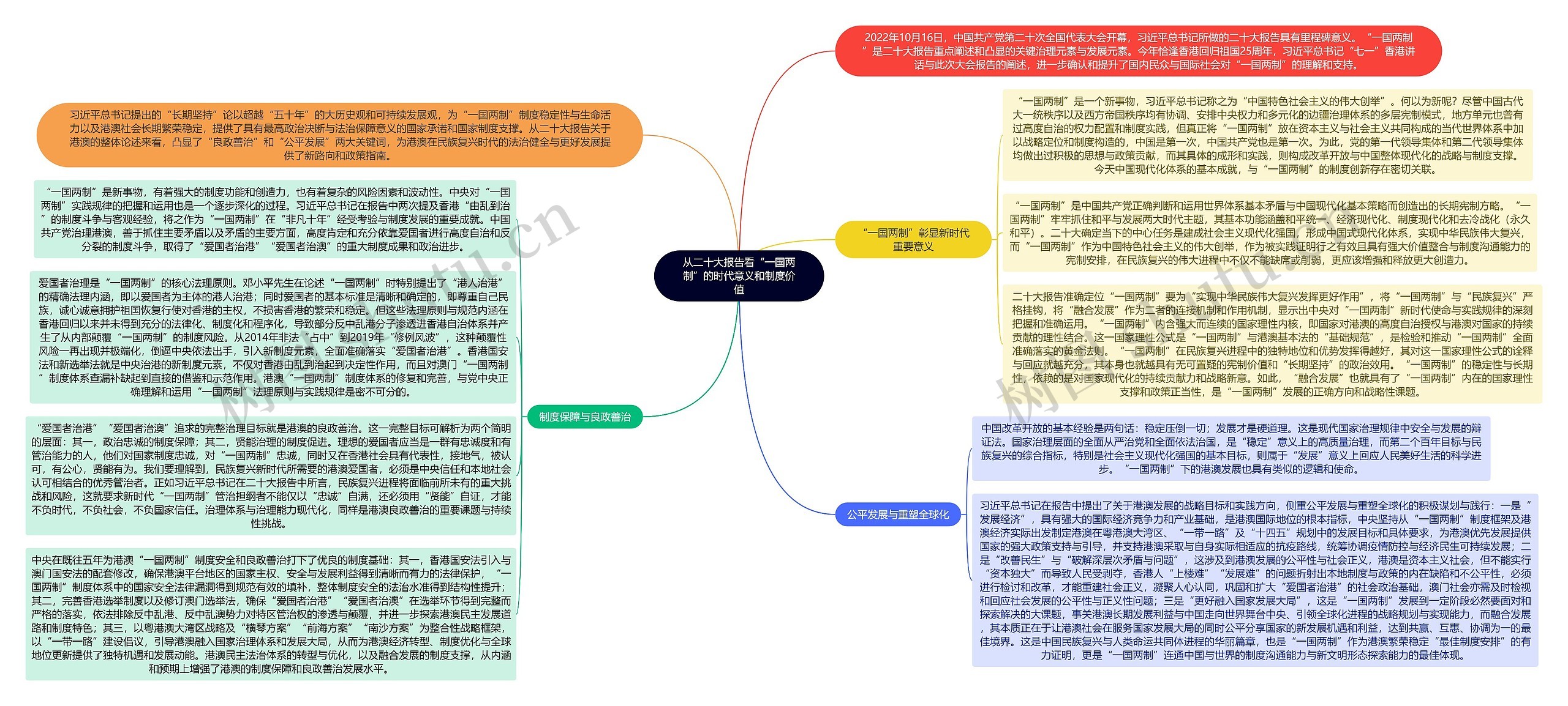 从二十大报告看“一国两制”的时代意义和制度价值