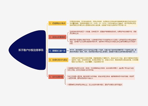 新手散户炒股注意事项